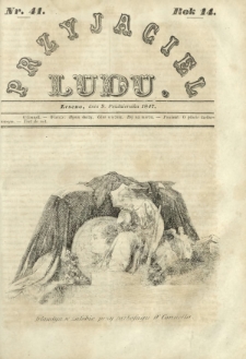 Przyjaciel Ludu : czyli tygodnik potrzebnych i pożytecznych wiadomości. R.14, Nr 41 (9 października 1847)