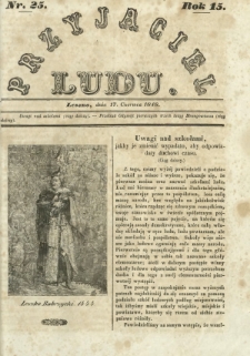 Przyjaciel Ludu : czyli tygodnik potrzebnych i pożytecznych wiadomości. R. 15, Nr 25 (17 czerwca 1848)