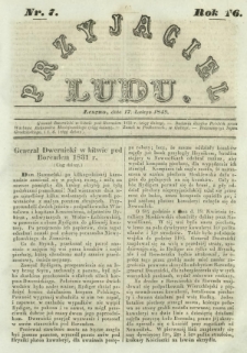 Przyjaciel Ludu : czyli tygodnik potrzebnych i pożytecznych wiadomości. R. 16, Nr 7 (17 lutego 1849)