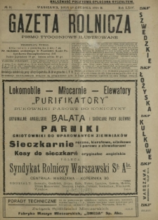 Gazeta Rolnicza : pismo tygodniowe ilustrowane. R. 64, nr 51 (19 grudnia 1924)