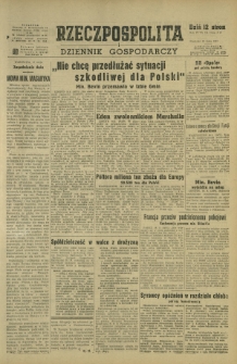 Rzeczpospolita i Dziennik Gospodarczy. R. 4, nr 134 (18 maja 1947)