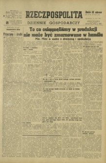 Rzeczpospolita i Dziennik Gospodarczy. R. 4, nr 135 (19 maja 1947)