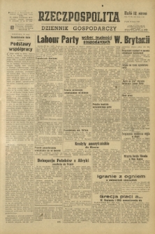 Rzeczpospolita i Dziennik Gospodarczy. R. 4, nr 145 (30 maja 1947)