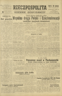 Rzeczpospolita i Dziennik Gospodarczy. R. 4, nr 183 (7 lipca 1947)