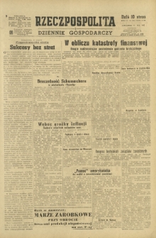 Rzeczpospolita i Dziennik Gospodarczy. R. 4, nr 228 (21 sierpnia 1947)