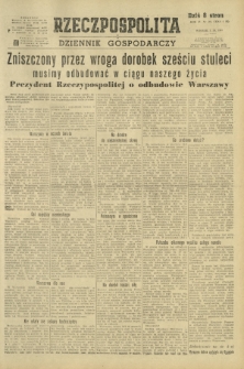 Rzeczpospolita i Dziennik Gospodarczy. R. 4, nr 240 (2 września 1947)