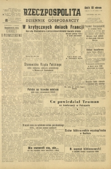 Rzeczpospolita i Dziennik Gospodarczy. R. 4, nr 242 (4 września 1947)