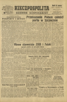 Rzeczpospolita i Dziennik Gospodarczy. R. 4, nr 258 (20 września 1947)