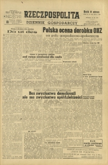 Rzeczpospolita i Dziennik Gospodarczy. R. 4, nr 268 (30 września 1947)
