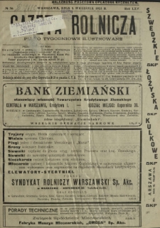 Gazeta Rolnicza : pismo tygodniowe ilustrowane. R. 65, nr 36 (4 września 1925)