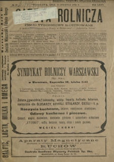 Gazeta Rolnicza : pismo tygodniowe ilustrowane. R. 66, nr 52 (31 grudnia 1926)