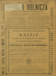 Gazeta Rolnicza : pismo tygodniowe ilustrowane. R. 67, nr 27-28 (15 lipca 1927)