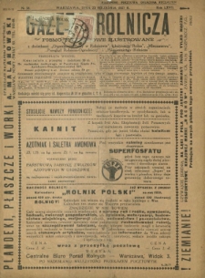 Gazeta Rolnicza : pismo tygodniowe ilustrowane. R. 67, nr 38 (23 września 1927)