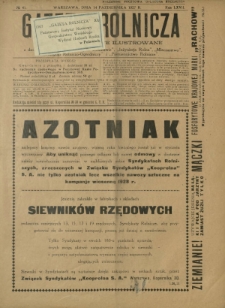 Gazeta Rolnicza : pismo tygodniowe ilustrowane. R. 67, nr 41 (14 października 1927)