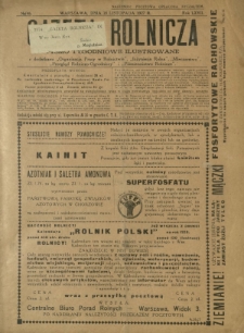 Gazeta Rolnicza : pismo tygodniowe ilustrowane. R. 67, nr 46 (18 listopada 1927)