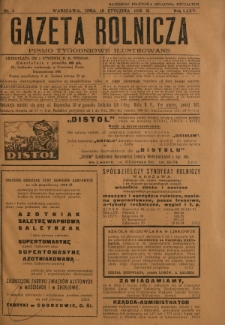 Gazeta Rolnicza : pismo tygodniowe ilustrowane. R. 75, nr 3 (18 stycznia 1935)