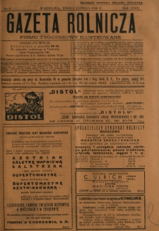 Gazeta Rolnicza : pismo tygodniowe ilustrowane. R. 75, nr 5 (1 lutego 1935)