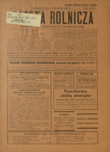 Gazeta Rolnicza : pismo tygodniowe ilustrowane. R. 75, nr 45 (8 listopada 1935)