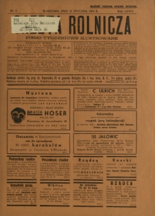 Gazeta Rolnicza : pismo tygodniowe ilustrowane. R. 76, nr 5 (31 stycznia 1936)
