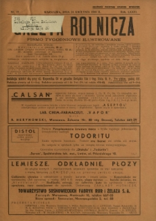 Gazeta Rolnicza : pismo tygodniowe ilustrowane. R. 76, nr 17 (24 kwietnia 1936)