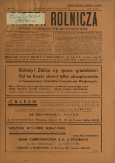 Gazeta Rolnicza : pismo tygodniowe ilustrowane. R. 76, nr 22 (29 maja 1936)