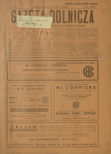 Gazeta Rolnicza : pismo tygodniowe ilustrowane. R. 76, nr 27-28 (10 lipca 1936)