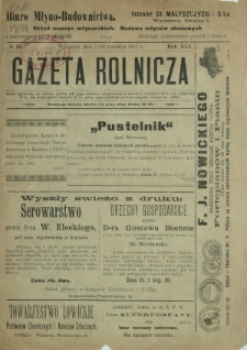 Gazeta Rolnicza. R. 41, nr 16 (7 kwietnia 1901)