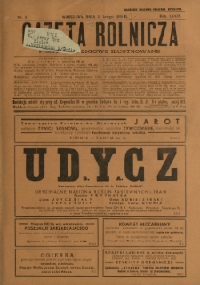 Gazeta Rolnicza : pismo tygodniowe ilustrowane. R. 79, nr 8 (24 lutego 1939)
