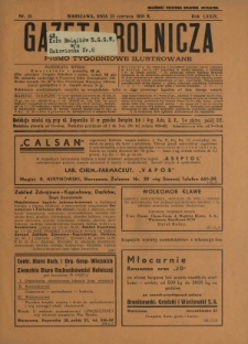 Gazeta Rolnicza : pismo tygodniowe ilustrowane. R. 79, nr 25 (23 czerwca 1939)