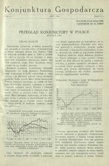 Konjunktura Gospodarcza : miesięcznik Instytutu Badania Konjunktur Gospodarczych i Cen. R. 3, z. 2 (luty 1930)