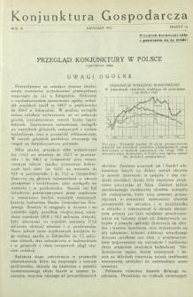 Konjunktura Gospodarcza : miesięcznik Instytutu Badania Konjunktur Gospodarczych i Cen. R. 3, z. 12 (grudzień 1930)