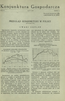 Konjunktura Gospodarcza : wydawnictwo Instytutu Badania Konjunktur Gospodarczych i Cen. R. 4, z. 2 (luty 1931)