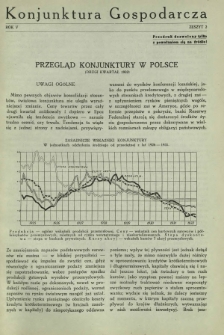 Konjunktura Gospodarcza : wydawnictwo kwartalne Instytutu Badania Konjunktur Gospodarczych i Cen. R. 5 (1932), nr 2