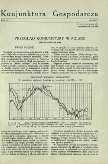 Konjunktura Gospodarcza : wydawnictwo kwartalne Instytutu Badania Konjunktur Gospodarczych i Cen. R. 7 (1934), nr 2