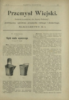 Gazeta Rolnicza : pismo tygodniowe. R. 46, nr 51 (22 grudnia 1906) - dodatek pt. Przemysł Wiejski