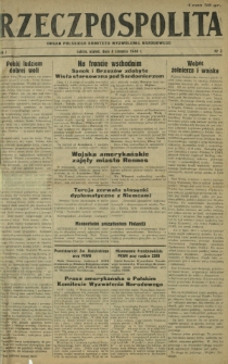 Rzeczpospolita : organ Polskiego Komitetu Wyzwolenia Narodowego. R. 1, nr 2 (4 sierpnia 1944)