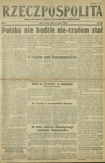 Rzeczpospolita : organ Polskiego Komitetu Wyzwolenia Narodowego. R. 1, nr 121 (5 grudnia 1944)