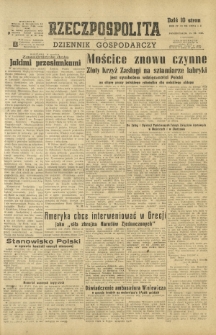 Rzeczpospolita i Dziennik Gospodarczy. R. 4, nr 253 (15 września 1947)