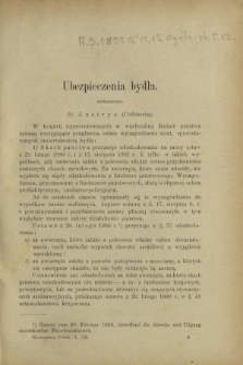 Ekonomista Polski T. 12, z. 11 (1892)