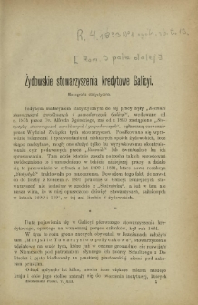 Ekonomista Polski T. 13, z. 1 (1893)