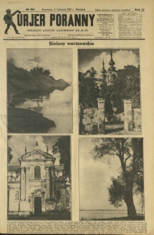 Kurjer Poranny : niedzielny dodatek ilustrowany do R. 51, No 154 (5 czerwca 1927)