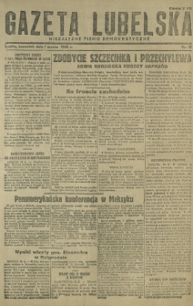 Gazeta Lubelska : niezależne pismo demokratyczne. 1945, nr 17 (1 marca)