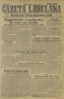 Gazeta Lubelska : niezależne pismo demokratyczne. R. 2, nr 64=373 (5 marzec 946)