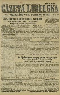 Gazeta Lubelska : niezależne pismo demokratyczne. R. 2, nr 78=387 (19 marzec 1946)