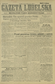 Gazeta Lubelska : niezależne pismo demokratyczne. R. 2, nr 81=390 (22 marzec 1946)