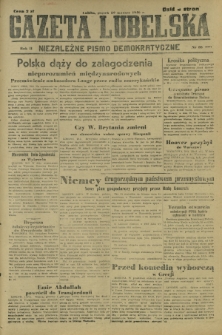 Gazeta Lubelska : niezależne pismo demokratyczne. R. 2, nr 88=397 (29 marzec 1946)