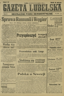 Gazeta Lubelska : niezależne pismo demokratyczne. R. 2, nr 233=542 (25 sierpień 1946)