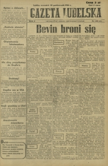 Gazeta Lubelska : niezależne pismo demokratyczne. R. 2, nr 293=602 (24 październik 1946)