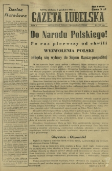 Gazeta Lubelska : niezależne pismo demokratyczne. R. 2, nr 332=641 (1 grudzień 1946)