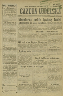 Gazeta Lubelska : niezależne pismo demokratyczne. R. 2, nr 358=667 (30 grudzień 1946)
